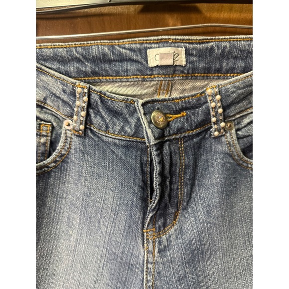 Vintage Cache Denim Jeans with Rhinestone Embellishment Bootcut Western Y2K - Picture 2 of 4